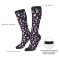 thumbnail image 4 of Fotbe Christmas Critters Delight Calcetas Divertidas Estampadas para Hombre y Mujer, Calcetas de Algodón hasta la Rodilla para Caminar, Correr, Enfermería y Embarazo, 4 of 6