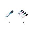 thumbnail image 2 of Soidarity Pies profesionales de doble cara para el cuidado de los pies removedor de piel muerta cepillo raspadores herramientas de molienda callos pedicura Cuerpo del baño Conjunto de cuatro colores Soidarity  CE015562-02, 2 of 6
