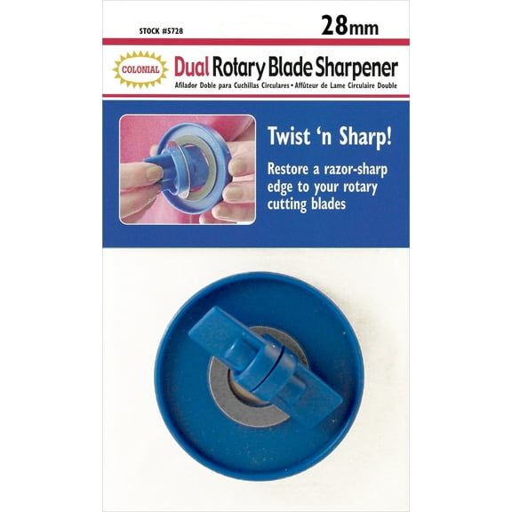 Colonial Needle Rotary Blade Sharpener-For 28mm Blades