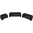 thumbnail image 3 of Meridian Furniture Emory Black Boucle Fabric Sofa, 3 of 15