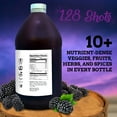 thumbnail image 2 of Fire Brew Throat Coat – Marionberry Apple Cider Vinegar Wellness Tonic – 128 Concentrated Shots of the Healthiest Organic Ingredients to Soothe Sore Throat & Congestion – Half Gallon, 2 of 6
