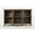 thumbnail image 4 of Jofran Rustic Shores 70" Coastal Distressed Acacia Six-Door Accent Cabinet, 4 of 6