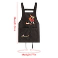thumbnail image 2 of Lunxisen 4 Pcs Waterproof Kitchen Apron for Adults Cooking Stain Resistant Chef Smock Workwear Home Dining Prep, 2 of 9