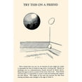 thumbnail image 2 of Retromagic 13x18 Gold Ornate Wood Framed with Double Matting Museum Art Print Titled - Try This on a Friend - Bowling Ball versus Egg, 2 of 4