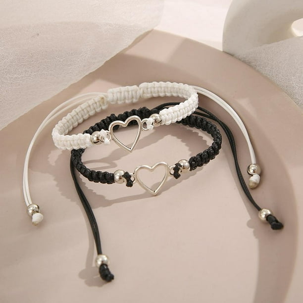 Love Heart Couple Bracelet Unisex Hand Crafted Beads Bracelets Jewelry Walmart Business Supplies