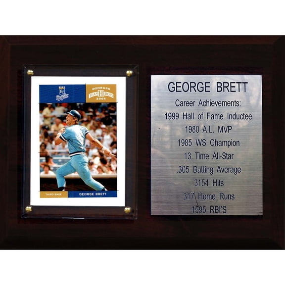 George Brett Kansas City Royals 6'' x 8'' Plaque
