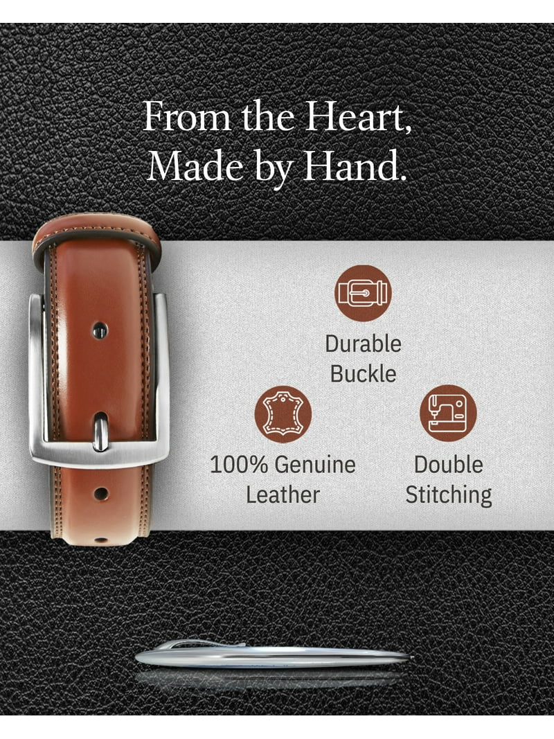 Access Denied Genuine Leather Belt, Durable Dress Belt for Men, Suits,  Jeans, Single Prong Buckle - Walmart.com