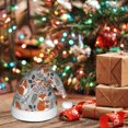 thumbnail image 6 of Fuzoiu Vintage Blue Fox Family A Print Santa Hat Christmas Hat for Adults,Santa Hats with Pompom, Unisex Xmas Holiday Hat for Christmas New Year Festive Party Supplies, 6 of 6