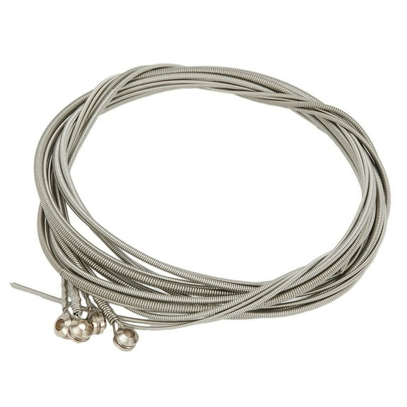 Steel Bass Guitar Strings Set 4-String Electric Bass Accessories Silver Carbon Steel Core Nickel-Plated Alloy