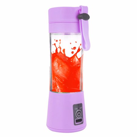 

wendunide kitchen gadgets 380ml USB Electric Fruit Juicer Handheld Smoothie Maker Juice Cup Purple