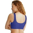 thumbnail image 2 of Hanes Cozy Seamless Women's Wireless Bra Clematis Blue 3XL, 2 of 3