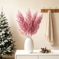 thumbnail image 3 of Glitter Leaf Spray Stem, Artificial Holiday Floral Pick, 3 of 5