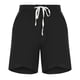 thumbnail image 4 of ICHUANYI Clearance Women's Lightweight Shorts Casual Short Short Pants Elastic Waist Drawstring Comfy Shorts(Black, M) ICHUANYI WER2023080908983, 4 of 6