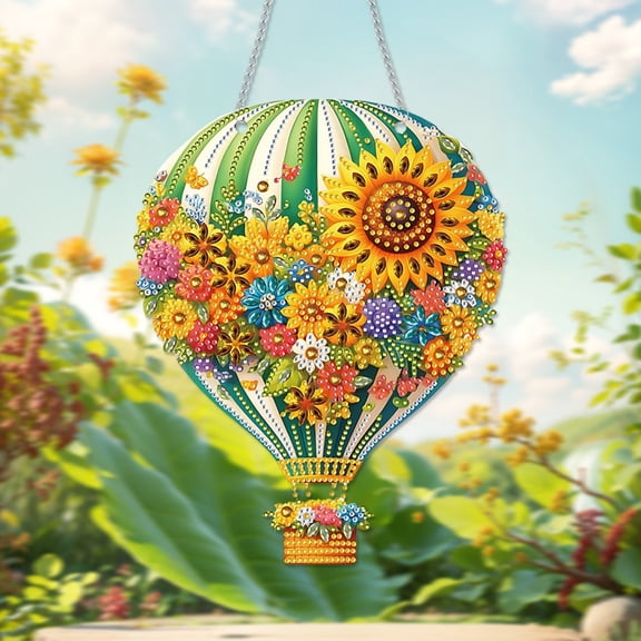 sruoe Suncatchers Windows Hanging, Indoor Outdoor Sun Catchers Ornaments, Sunlight Catcher, Colorful Acrylic Window Hanging Decoration for Garden Wall Hang Decor