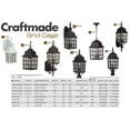 thumbnail image 2 of Craftmade Grid Cage Z574 Outdoor Wall Light, 2 of 2