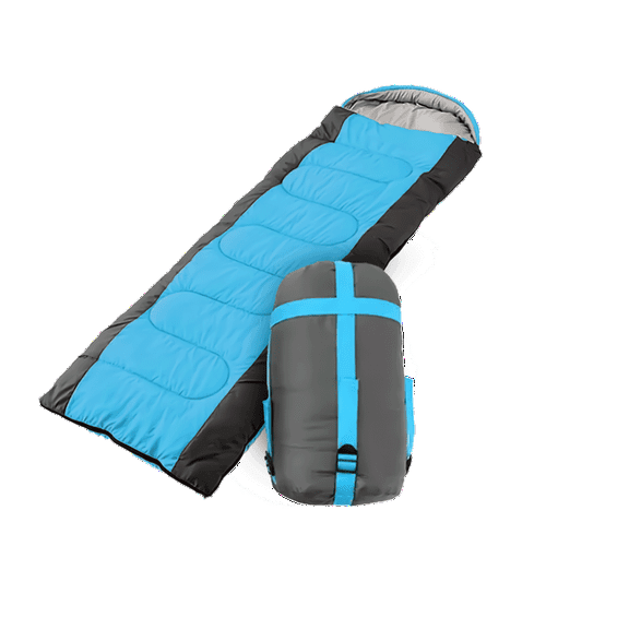 Saco para Dormir Ultraligero Sleeping Bag Impermeable con Bolsa De Transporte ilios innova  Para adulto Azul