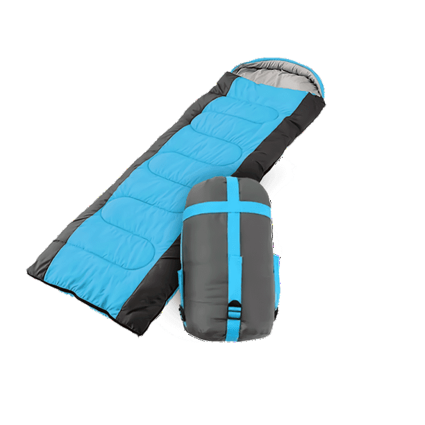 Saco para Dormir Ultraligero Sleeping Bag Impermeable con Bolsa De Transporte ilios innova Para adulto Azul