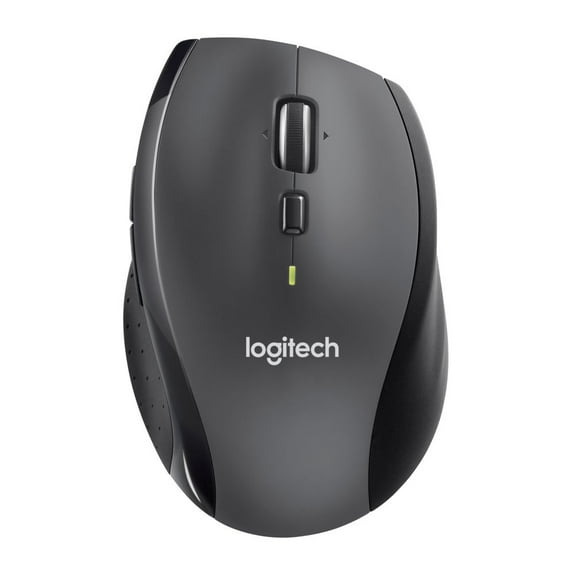 Logitech Productivity Plus Wireless Mouse, 2.4 GHz USB Unifying Receiver, 1000 DPI, Dark Gray