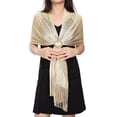 thumbnail image 1 of Lefu Sparkling Shawls And Wraps With Free Shawl Buckle PartyProm Scarf, 1 of 1
