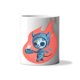 thumbnail image 1 of JUANA GALLO TAZA BLANCA CALAVERA DE CARICATURA DIBUJO INFANTIL TIERNO, 1 of 3