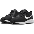 thumbnail image 4 of Nike Revolution 6 NN Boys, Black/White-Dk Smoke Grey, 12 M US, 4 of 8