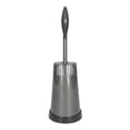 thumbnail image 4 of 15" Long - Grey Plastic Toilet Bowl Brush with Holder, 4 of 4