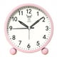 thumbnail image 1 of Reloj despertador pequeño de 4 pulgadas, silencioso, con luz nocturna., 1 of 5