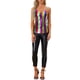 thumbnail image 2 of Camiseta sin mangas metálica para mujer INSPIRE CHIC con tirantes espagueti y espalda descubierta M Multicolor, 2 of 6
