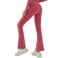 thumbnail image 1 of Pantalones de yoga para mujer Leggings acampanados Pantalones acampanados Leggings acampanados para mujer con control de barriga Cintura cruzada y pierna ancha, 1 of 5