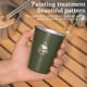 thumbnail image 5 of Juego de 2 vasos de pinta de acero inoxidable, jarra de cerveza apilable de una sola pared para fiestas y campamentos, 5 of 5