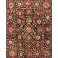 thumbnail image 1 of Ahgly Company Indoor Rectangle Abstract Saffron Red Oriental Area Rugs, 4' x 6', 1 of 6