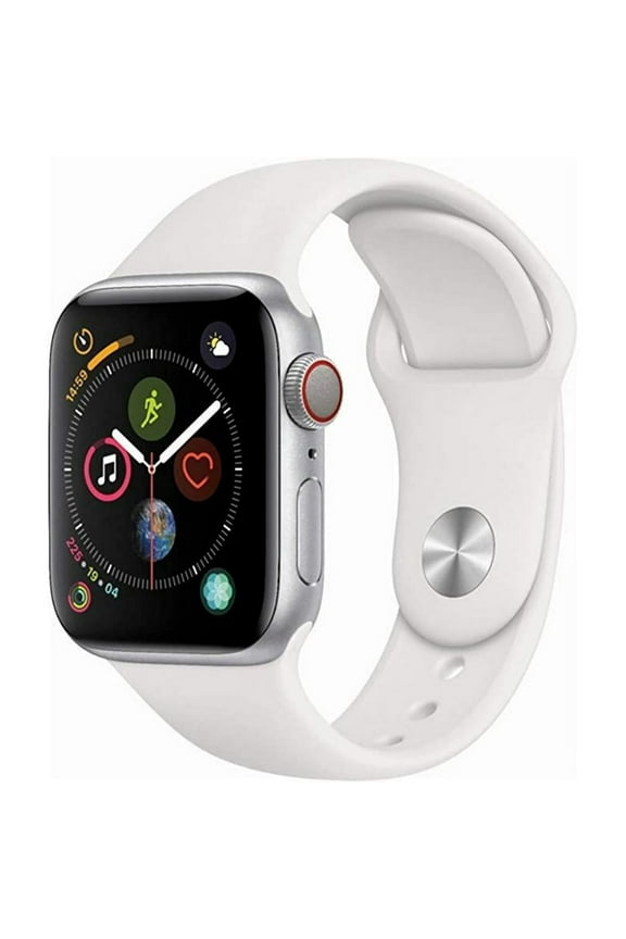 Pre-Owned Restored Apple Watch Series 4 (GPS+Cellular, 40mm) - Space Gray Aluminum Case - Black Sport Band