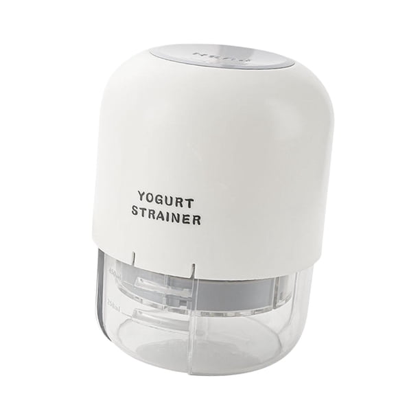 Colador para yogurtera, vaso para leche de soja, utensilios de cocina, 4 velocidades ajustables Blanco