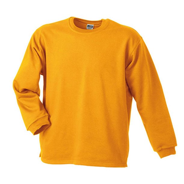 James and Nicholson - Sudadera unisex con cinturilla abierta para hombre mujer (Amarillo Oro)