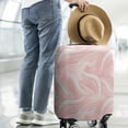 thumbnail image 2 of Pink White Gold Marble Pattern Luggage Cover Fashion Suitcase Cover Baggage Covers Fit 25-28 Inch Luggage (Go Travel), 2 of 5