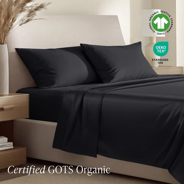 Bare Home 400 Thread Count 100% Organic Cotton Twin XL Sheet Set photo 2