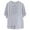 Light Gray, variant on Women's Embroidered Summer Short-Sleeved Plus Size T-Shirt, High-End Ethnic Style, Made of Linen, Print Pattern
