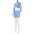 thumbnail image 4 of Adult Women Lelo Inspired Bold Color Futuristic Dress Modern Style Outfit, 4 of 9