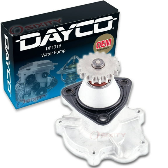 Dayco Engine Water Pump P/N:Dp1316 Fits select: 1996-2001 PONTIAC GRAND AM, 1999-2001 OLDSMOBILE ALERO