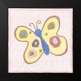 thumbnail image 2 of Slocum, Nancy 20x20 Black Modern Framed Museum Art Print Titled - Silhouette on Pink Gingham II, 2 of 5