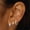 Silver-Chunky, variant on YEUOYEA 3 Pairs Small Gold Hoop Earrings Set for Women, 14K Gold Plated Hypoallergenic Dainty Cute Huggie Hoops, Jewelry Gift