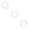 thumbnail image 2 of xinxixnxx Improved Performance And Wide Compatibility - Durable Bike Crank set Bicycles Crank Chain Ring 52T silver 3Set, 2 of 6