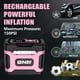 thumbnail image 5 of Compresor de aire portátil para inflar neumáticos, 12 V DC, 150 psi, rosa, 5 of 7