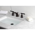thumbnail image 2 of Kingston Brass KB8965CKL Kaiser Two-Handle 3-Hole Deck Mount Widespread Bathroom Faucet with Pop-Up Drain in Oil Rubbed Bronze, 2 of 8