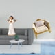 thumbnail image 2 of Figura de resina de ángel,Estatua de ángel Figura Decoración del hogar Estante de interior,Escultura coleccionable de figura rezando para sala de estar,sofá de casa de muñecas,Muebles de, 2 of 8