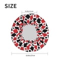 thumbnail image 4 of KLL Playing Cards Pattern Shower Cap & Bath Cap for Women,Reversible Oversized Waterproof Shower Caps for all Hair Lengths,Elastic Reusable Bathing Hair Cap, 4 of 6