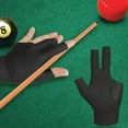 thumbnail image 2 of KGOTA Non-Slip Billiards Match Gloves Left/Right Hand Pool Cue Gloves Breathable Billiard Gloves 3 Fingers Pool Gloves  for Women Men, 2 of 9