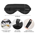 thumbnail image 7 of IAUYY Sleep Mask, Super Soft Eye Masks with Adjustable Strap, Lightweight Comfortable Blindfold,Perfect Blocks Light for Men Women Black Daisy, 7 of 7