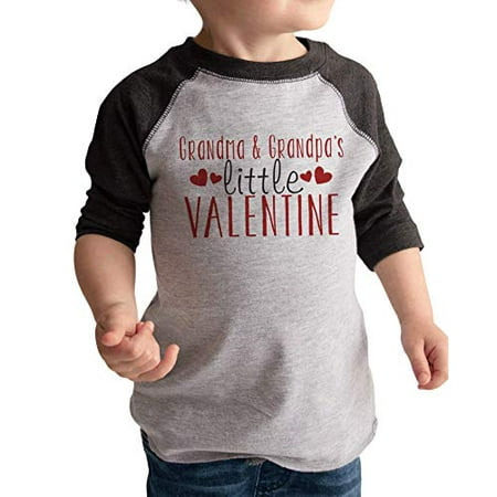 

7 ate 9 Apparel Kids Grandma & Grandpa s Little Valentine Grey Shirt