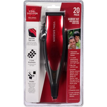 Vidal Sassoon Pro Series 20 Piece iHaircut Kiti 20 pc Vidal Sassoon Pro Series 20 Piece iHaircut Kiti 20 pc